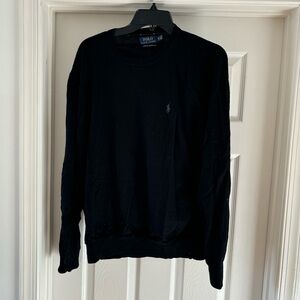 Polo by Ralph Lauren Men's Classic Black Crewneck Sweater Size XL